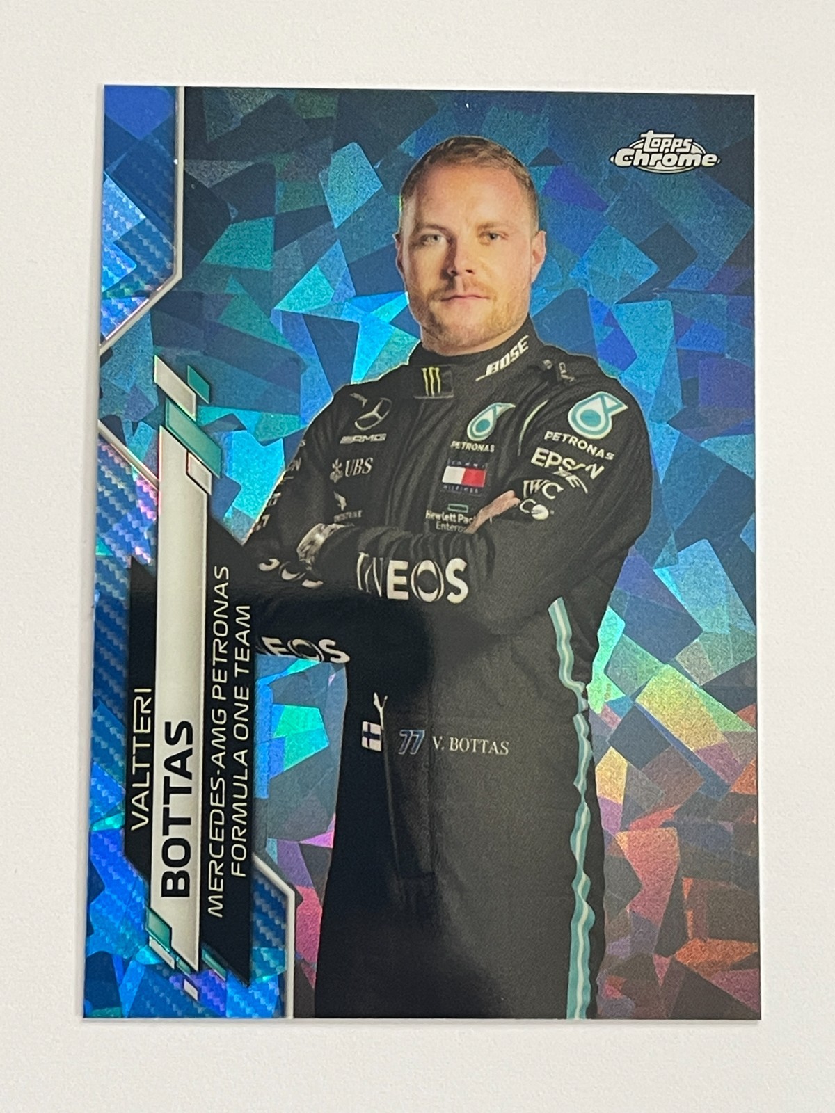 2020 Topps Chrome Sapphire Formula 1 F1 Mercedes Valtteri Bottas #2