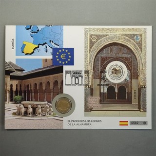 Spanien 2011 Numisbrief 2 Euro Alhambra Granada