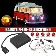 LED Beleuchtungsset für Lego VW Bus T1 Akku-Box Campingbus Creator Expert