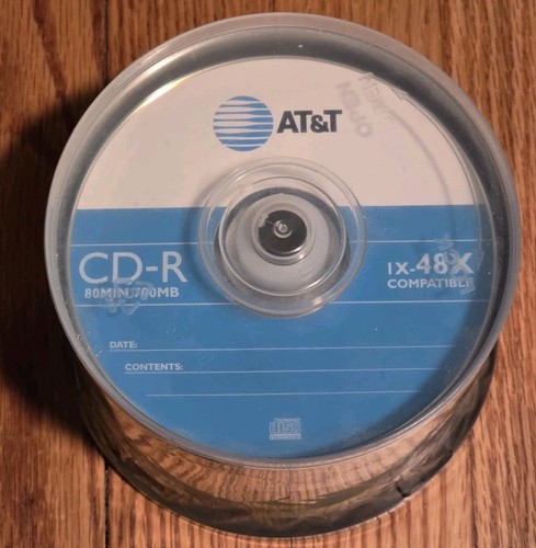 AT&T CD-R Recordable 50 Pack 80mins 700MB New | eBay