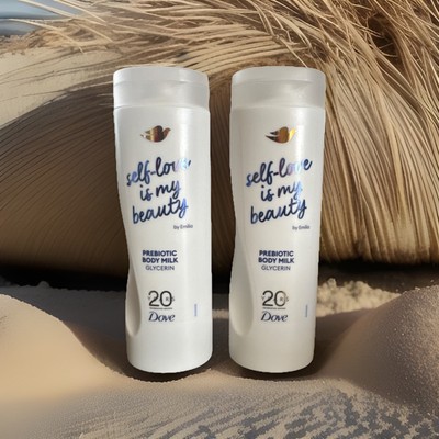 Dove Body Love self-love is my beauty Body Milk Body Lotion , 2x400ml