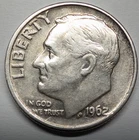 1962 (P) Roosevelt Dime  90% Silver