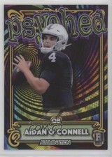 2023 Alumination Rookie Card Edition Swirl Rainbow Foil /75 Aidan O'Connell 3hd