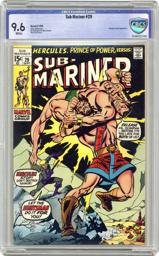 Sub-Mariner #29 CBCS 9.6 1970 16-2A03C27-043