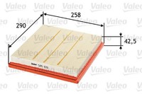 Valeo Luftfilter 585159 FüR Chevrolet Opel Saab