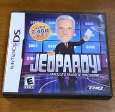 Jeopardy For Nintendo DS Complete In Box 2010 Alex Trebek Game With Art Working