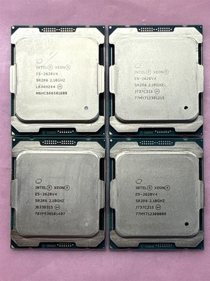 INTEL SR2R6 XEON E5-2620V4 8-CORE LGA2011-3 2.1GHz SERVER CPU PROCESSOR LOT OF 4