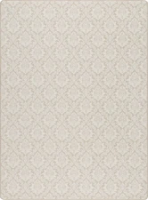 10x13 Milliken Ivory Area Rug Mount Royal SATIN BEIGE - Aprx 10 9 x 13 2