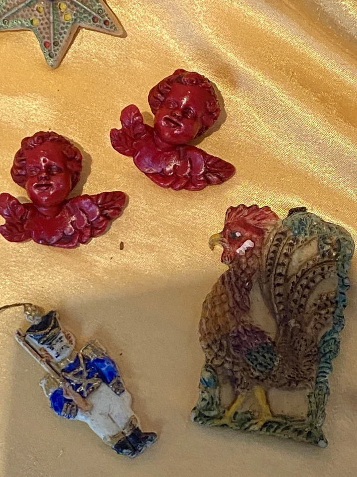 Wachs-Christbaumschmuck, 10 Teile, zum Hängen - Bild 3 von 4