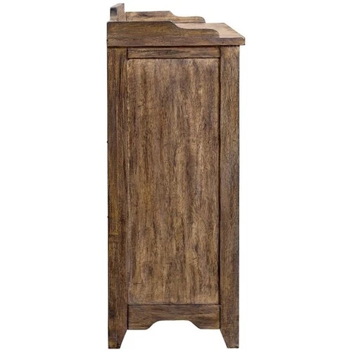 Uttermost Ardusin 6-Cubby Wood Hobby Cupboard in Driftwood and Gray Wash - Picture 4 of 9