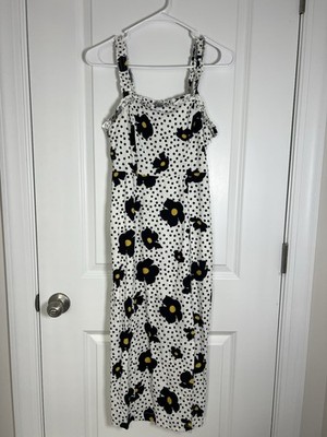 urban outfitters polka dot midi dress UO Everleigh Halter Midi Dress