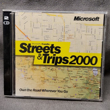 Microsoft Streets  Trips 2000 CD version