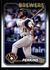Blake Perkins 2024 Topps #663 Milwaukee Brewers MLB READ FREE SHIP AutographDen