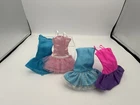 Vintage 1980s/2000s Lot Of 4  Barbie Mini Dress Cute Ruffles/ Low Waisted