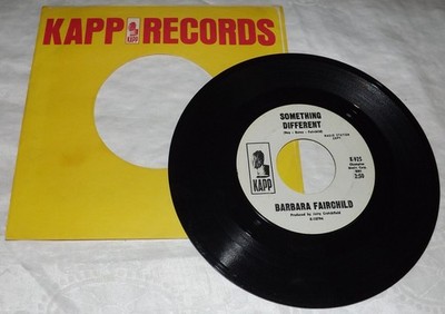 1968 BARBARA FAIRCHILD Something Different / Remember The Alamo-NY - Kapp PROMO