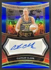 2025 Panini WNBA Select Caitlin Clark Signatures Blue Prizm Auto #/49 Fever