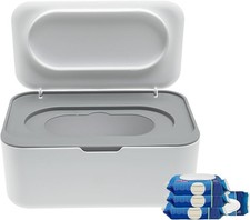 Flushable Wipes Dispenser Compatible W/ Cottonelle Wipe Holder Bathroom W/