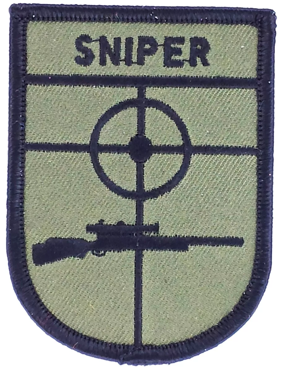 Toppe Toppa PATCH MILITARE MILITARI SNIPER AIRSOFT SOFTAIR SOFT AIR