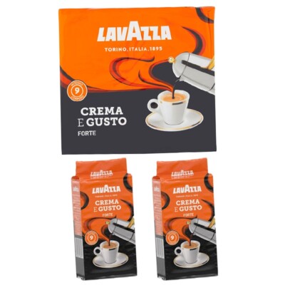  Coffee Cream and Strong Taste 2x250g - LavAzza - 10 Piece Carton 
