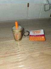 Dunkin Donuts Vanilla Flavored Lip Balm - Key Chain Iced Coffee Cup Lip Balm New