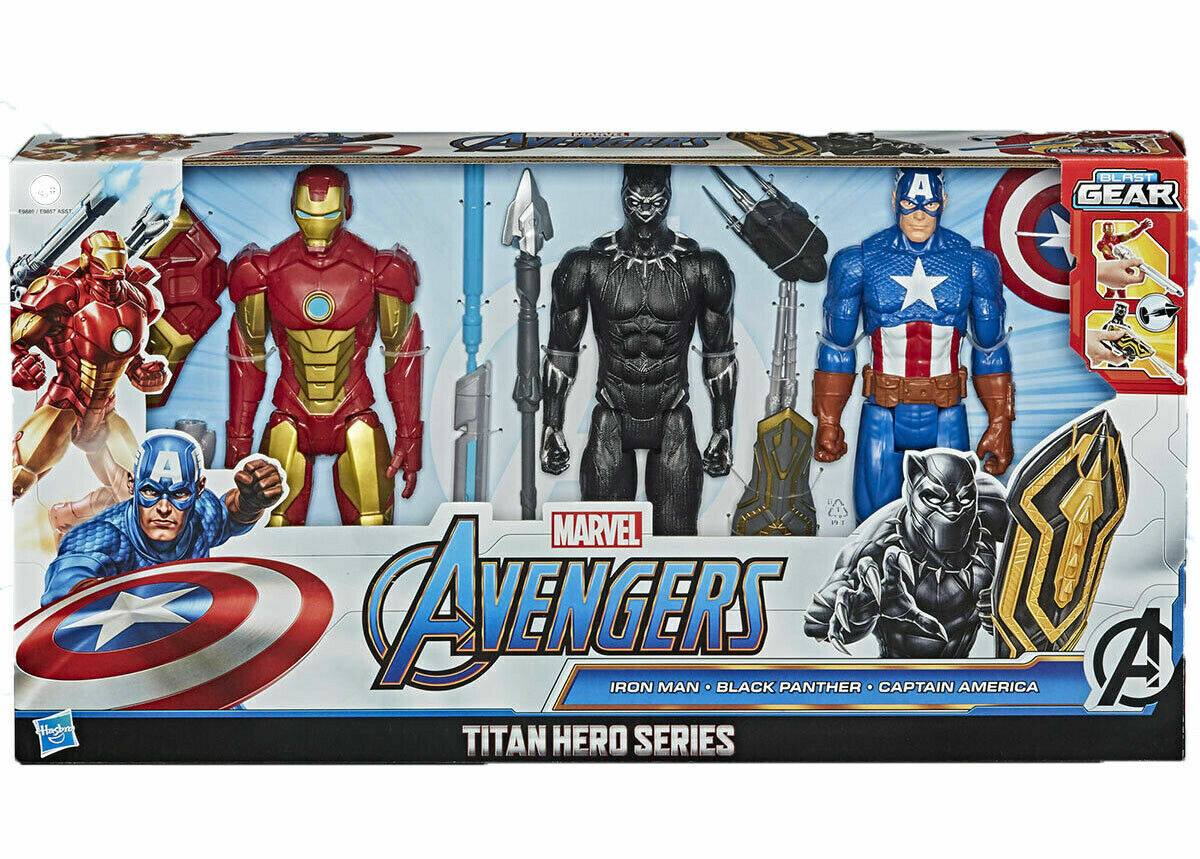 MARVEL アベンジャーズ MARVEL Avengers Titan Hero Series with Blast Gear Iron Man