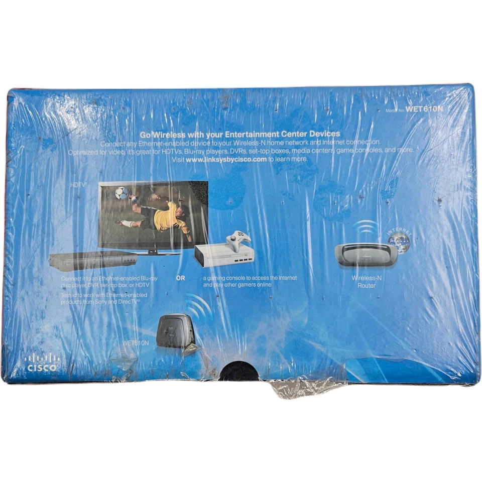 Cisco Wireless-N Gaming and Video Adapter WET610N - Image 3 of 4