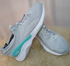 REBOK HIIT 2 WOMENS TRAINING SHOE ATHLETIC RUNNING SHOES SIZE 9 GRAY - GOOD COND