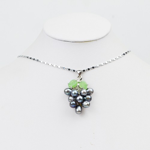 Handmade Pearls Long Chain Necklace Pendant Jewelry Accessory for Women Party - 第 4/18 張圖片