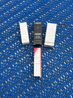   LANCASTER SERUM 5ml, LANCOME SERUM 7ml, DIOR SERUM 3ml, SHISEIDO CREAM 5ml  