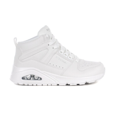 Skechers Women's Uno High Regards White High Top Sneakers
