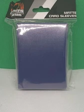 100 count matte Top Loader sleeves (dark purple)