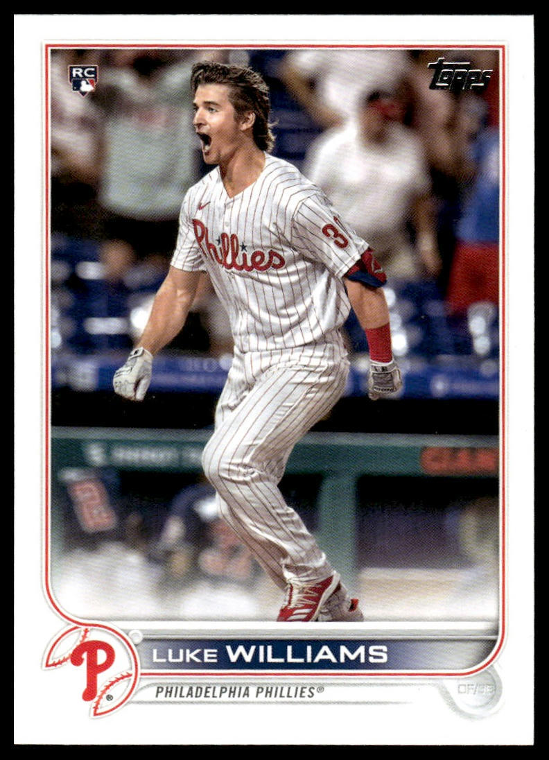 2022 Topps Philadelphia Phillies #PHI-16 Luke Williams