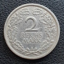 2 Mark Stück 1925 A Weimarer Republik Deutsches Reich Silber Münze