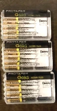 3 x Dentsply ProTaper Gold Files Assorted SX19