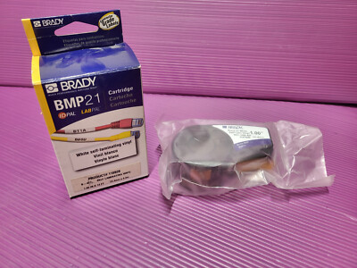 Brady Cartridge M21-1000-427 white self-laminating vinyl 25,4mmx4,3m