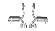 Corsa Xtreme 2.5" Axle Back Twin Exhaust 4" Tips Fits 1997-2004 Corvette 5.7