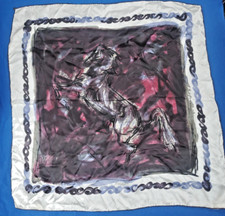 Vintage "Seta Pura" Silk Made in Italy Scarf 30 x 30