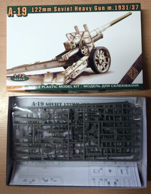 A-19 122mm Soviet Heavy Gun mod.1931/37  in 1/72 von ACE