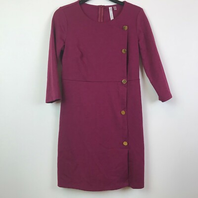 cranberry and gold dress Mab Dress