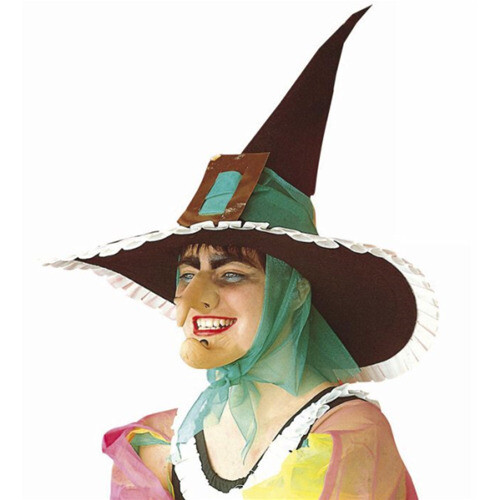 Henbrandt Gioco Di Halloween 'Attacca Il Naso Alla Strega' - Gioco Da Festa Per Bambini, Include Maschera, Poster E 12 Adesivi Naso - 5