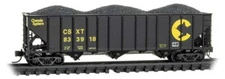 Micro Trains N Scale CSX #833918 ~ 100-Ton 3-Bay Ribside Open Hopper ~ 10800442
