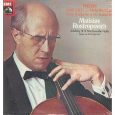 Haydn, Rostropovich, Brown ‎LP Vinile Concerti Per Violoncello In Re, Do Maggior