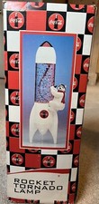 BRAND NEW Vintage 1999 Coca Cola Rocket Tornado Motion Lamp NIB