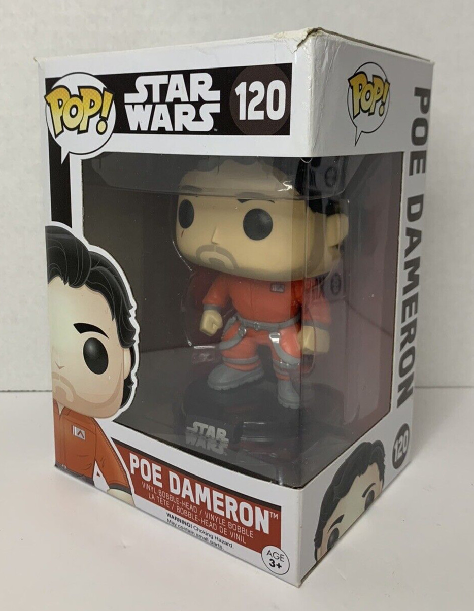 En Oferta Funko Pop! Star Wars #120 Poe Dameron El Despertar De La Fuerza 2016 Daño En Caja