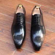 Business Shoes Men Oxford Pointed Toe Office Wedding Formal Shoe Male