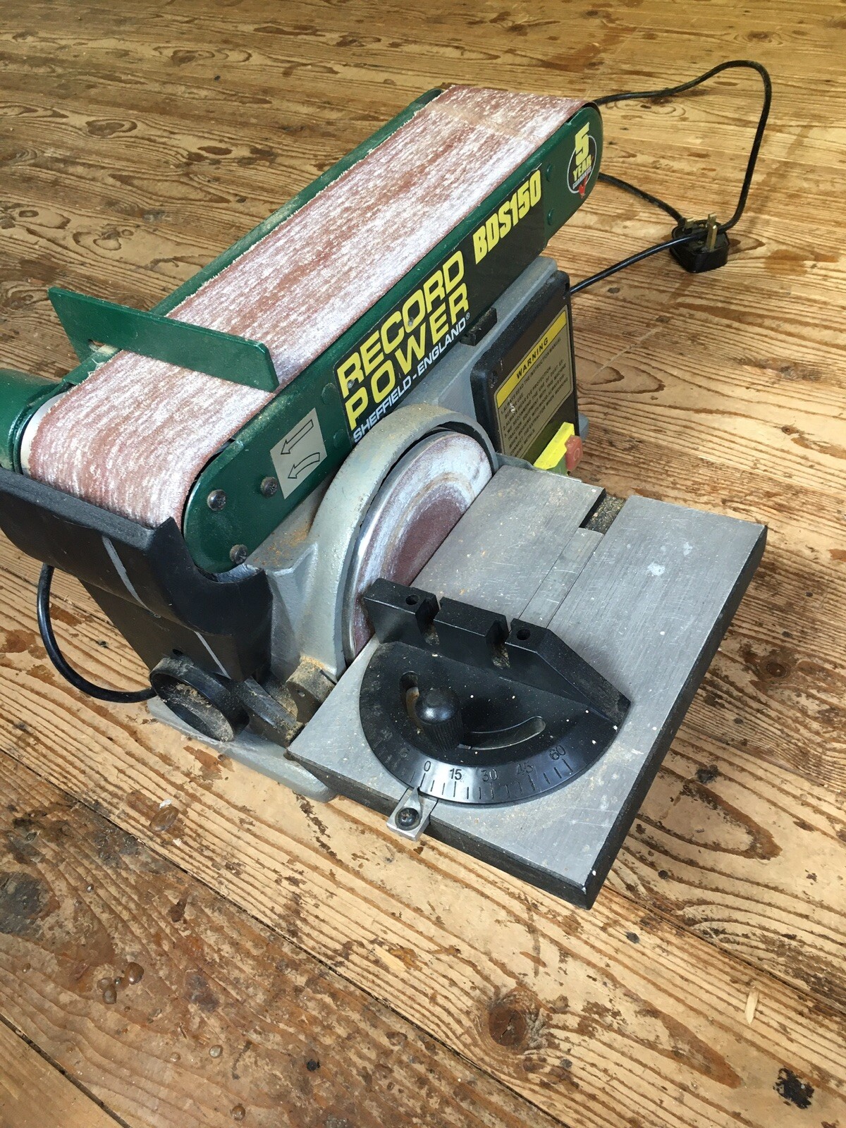 Record Power BDS150 Belt And disc Sander eBay