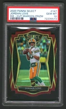 JORDAN LOVE 2020 SELECT PREMIER D/C MAROON PRIZM RC #147