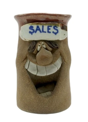 Ugly Face Mug Art Pottery Sales Artist Signed