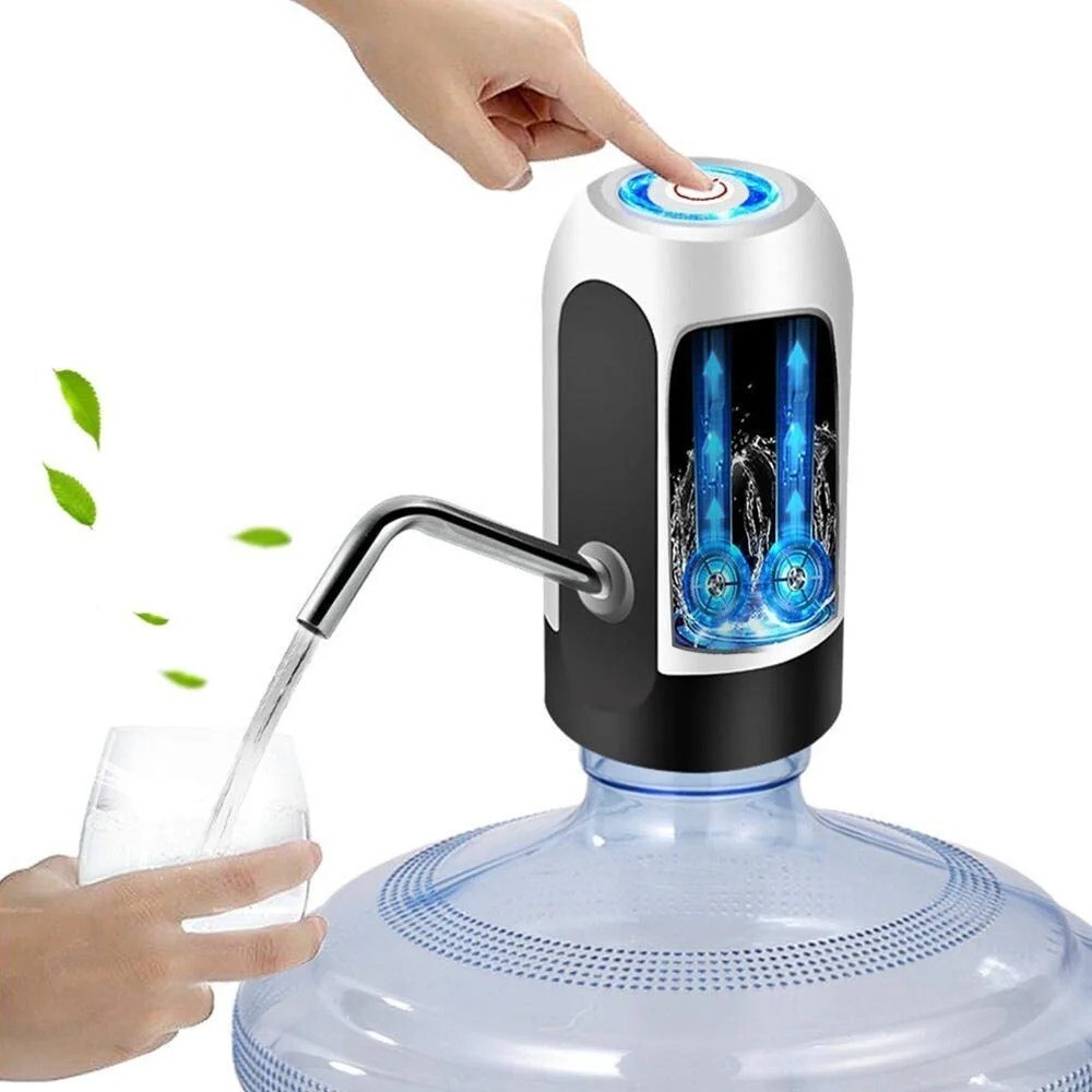 Electric Portable Water Bottle Dispenser Pump for 5 Gallon Bottle USB Charge