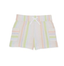 Wonder Nation - Girls Pull-On - Cargo Shorts - Size M 7-8 Color: Stripe NEW